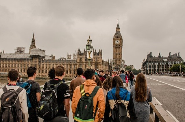 Free download London Big Ben Crowd -  free photo or picture to be edited with GIMP online image editor