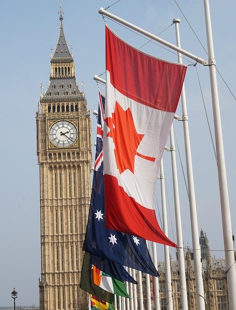 Free download London Flags Big Ben -  free photo or picture to be edited with GIMP online image editor