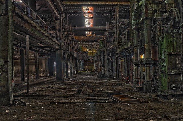 Free download Lost Places Factory Hall -  free photo or picture to be edited with GIMP online image editor