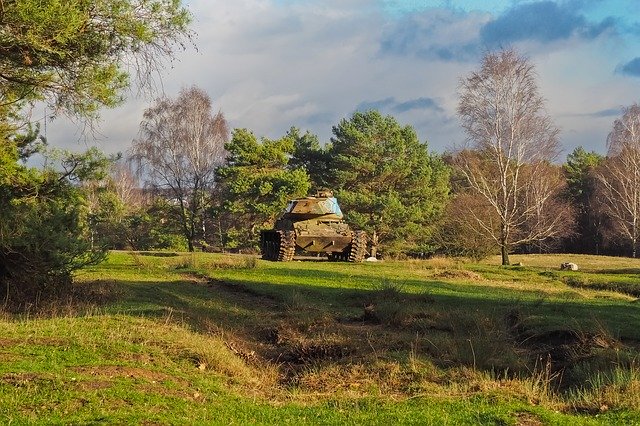 Free download Lost Places Panzer Wreck -  free photo or picture to be edited with GIMP online image editor