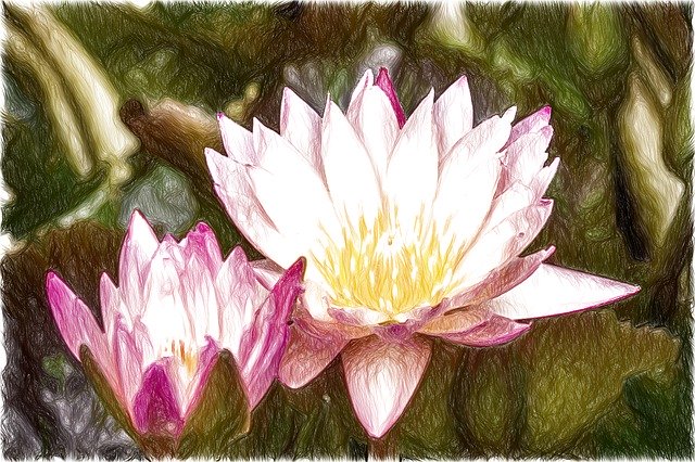 Free download Lotus Flower Asia Water -  free illustration to be edited with GIMP free online image editor