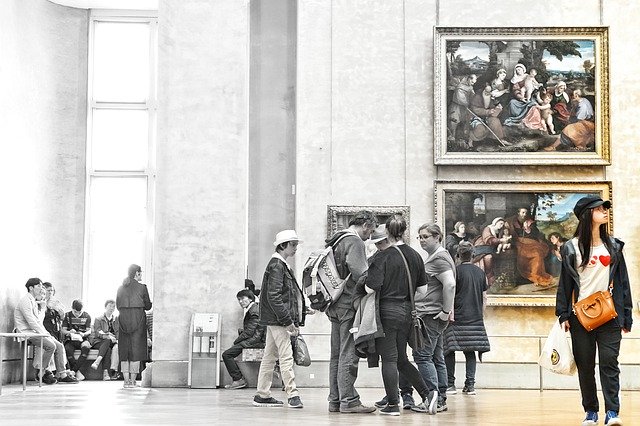 Free download Louvre Art People -  free photo or picture to be edited with GIMP online image editor