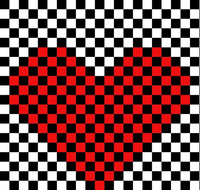 Free download Love Heart Pattern -  free illustration to be edited with GIMP free online image editor