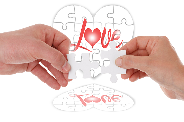 Free download Love Heart Puzzle -  free illustration to be edited with GIMP free online image editor