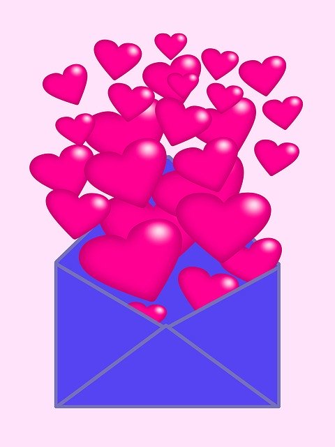 Free download Love Letter Pink -  free illustration to be edited with GIMP free online image editor