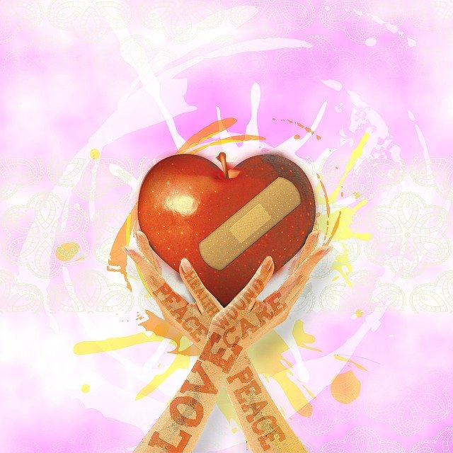 Free download Love Peace Red -  free illustration to be edited with GIMP free online image editor