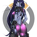 Loving girl Widowmaker (ART) Overwatch 1080P  screen for extension Chrome web store in OffiDocs Chromium