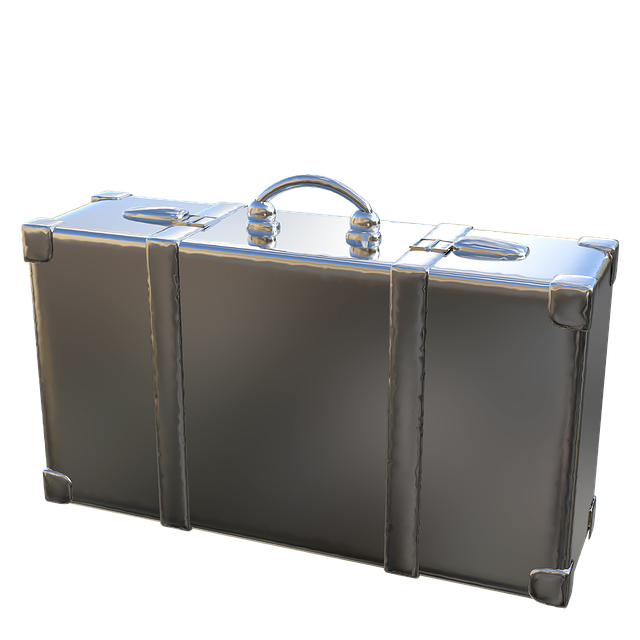 Free download Luggage Metal Isloiert -  free illustration to be edited with GIMP free online image editor