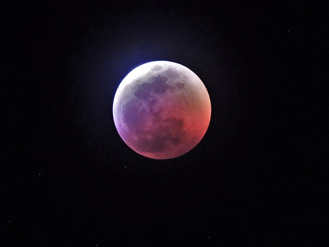 Free download Lunar Eclipse Moon Blood free photo template to be edited with GIMP online image editor