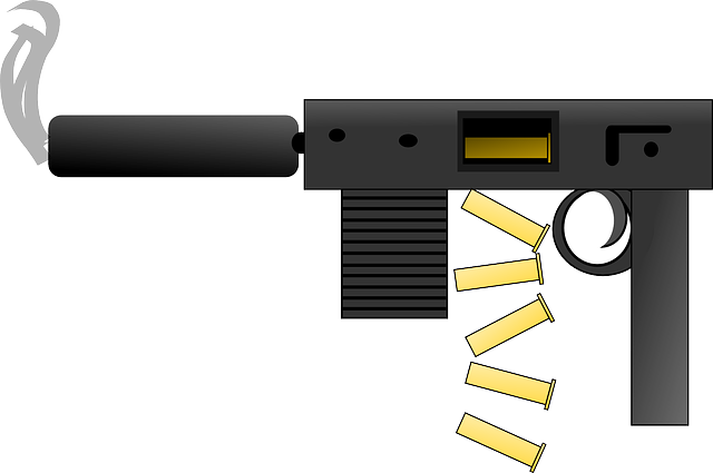 Free download Machine Gun Automatic Weapons - Free vector graphic on Pixabay free illustration to be edited with GIMP free online image editor