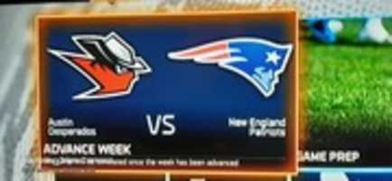 Free download Madden NFL 16 Austin Desperados VS New England Patriots Teams Screenshot free photo or picture to be edited with GIMP online image editor