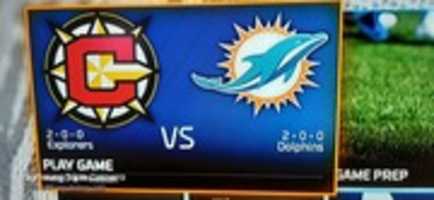 Free download Madden NFL 16 Columbus Explorers VS Miami Dolphins Teams Screenshot free photo or picture to be edited with GIMP online image editor