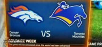 Free download Madden NFL 16 Denver Broncos VS Toronto Mounties Teams Screenshot free photo or picture to be edited with GIMP online image editor