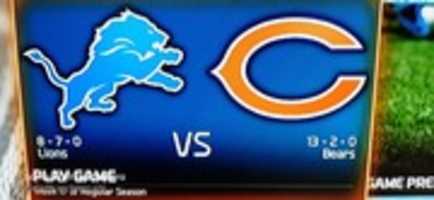 Free download Madden NFL 16 Detroit Lions VS Chicago Bears Teams Screenshot free photo or picture to be edited with GIMP online image editor