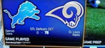 Free download Madden NFL 16 Detroit Lions VS St. Louis Rams Teams Screenshot free photo or picture to be edited with GIMP online image editor