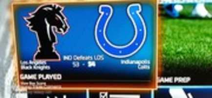 Free download Madden NFL 16 Los Angeles Black Knights VS Indianapolis Colts Teams Screenshot free photo or picture to be edited with GIMP online image editor