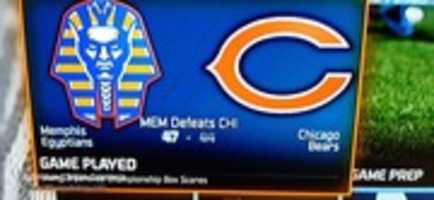 Free download Madden NFL 16 Memphis Egyptians VS Chicago Bears Teams Screenshot free photo or picture to be edited with GIMP online image editor