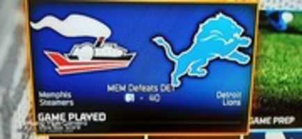 Free download Madden NFL 16 Memphis Steamers VS Detroit Lions Teams Screenshot free photo or picture to be edited with GIMP online image editor