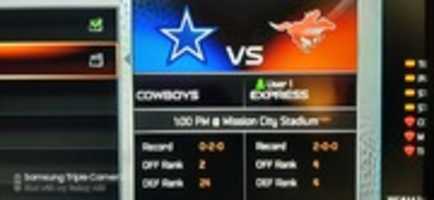 Free download Madden NFL 16 San Antonio Express VS Dallas Cowboys Teams Screenshot free photo or picture to be edited with GIMP online image editor