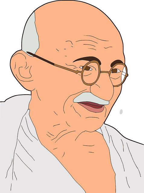 Free download Mahatma Gandhi I - Free vector graphic on Pixabay free illustration to be edited with GIMP free online image editor