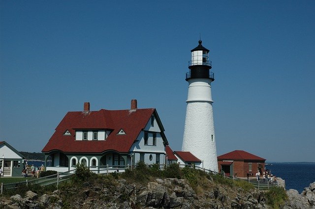 Free download Maine Lighthouse Portland -  free photo or picture to be edited with GIMP online image editor