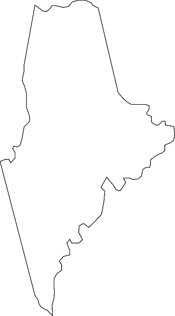 Free download Maine State Map - Free vector graphic on Pixabay free illustration to be edited with GIMP free online image editor