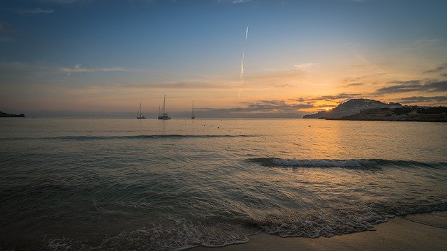 Free download Mallorca Sunrise Sea -  free photo or picture to be edited with GIMP online image editor