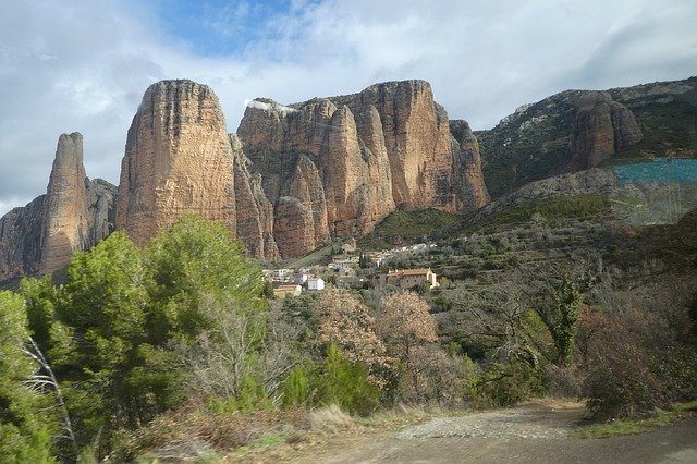 Free download Mallos De Riglos Spain -  free photo or picture to be edited with GIMP online image editor