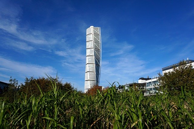 Free download Malmö Turning Torso Building -  free photo or picture to be edited with GIMP online image editor