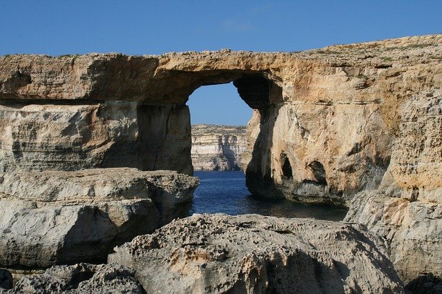 Free download Malta Azur Window Island -  free photo or picture to be edited with GIMP online image editor