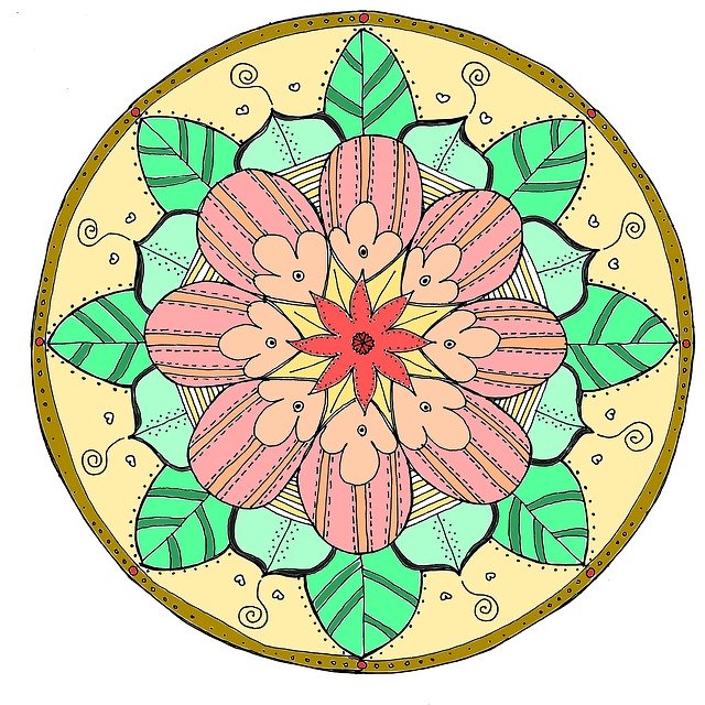 Free download Mandala Empathy Flower -  free illustration to be edited with GIMP free online image editor