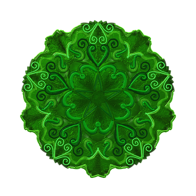 Free download Mandala Ornament Green -  free illustration to be edited with GIMP free online image editor