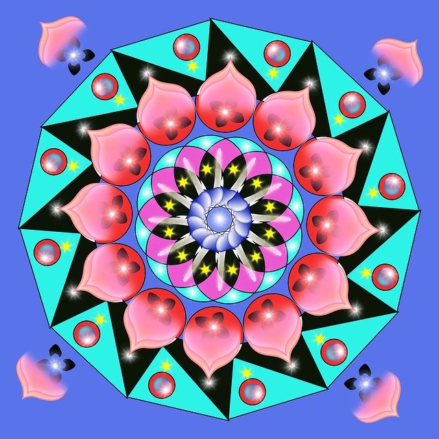 Free download Mandala Symmetry Meditation -  free illustration to be edited with GIMP free online image editor