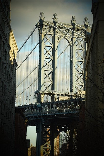 Free download Manhattan Bridge Travel -  free photo or picture to be edited with GIMP online image editor