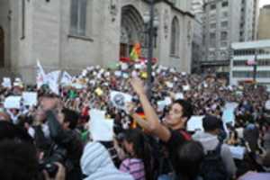 Free download Manifestation Sao Paulo 2013 free photo or picture to be edited with GIMP online image editor