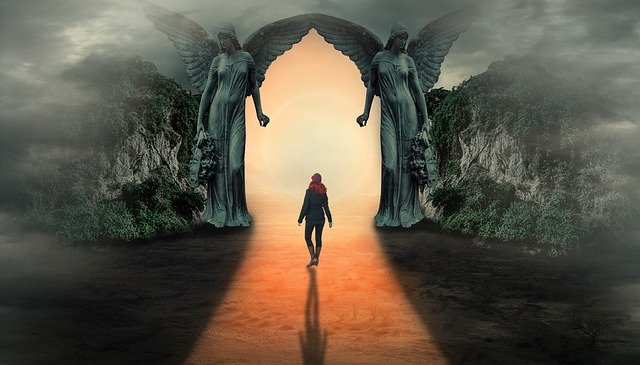 Free download Manipulation Angel Gate -  free illustration to be edited with GIMP free online image editor