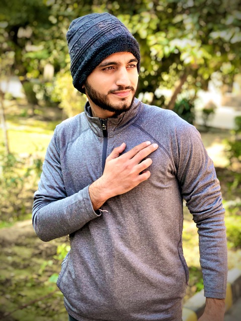 Free download man model smile casual beanie free picture to be edited with GIMP free online image editor