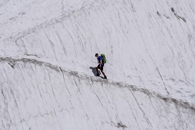 Free download man mountaineer snow glacier free picture to be edited with GIMP free online image editor