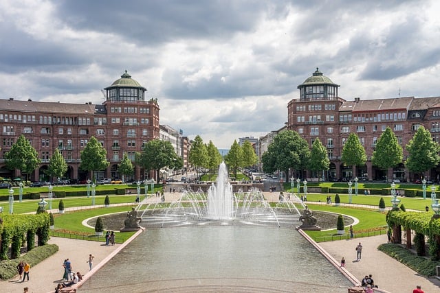 Free download mannheim fountain park germany free picture to be edited with GIMP free online image editor