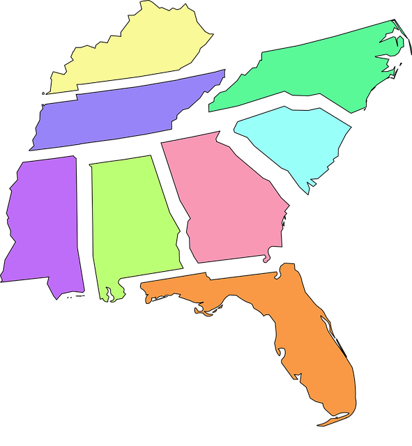 Free download Map Florida Alabama - Free vector graphic on Pixabay free illustration to be edited with GIMP free online image editor