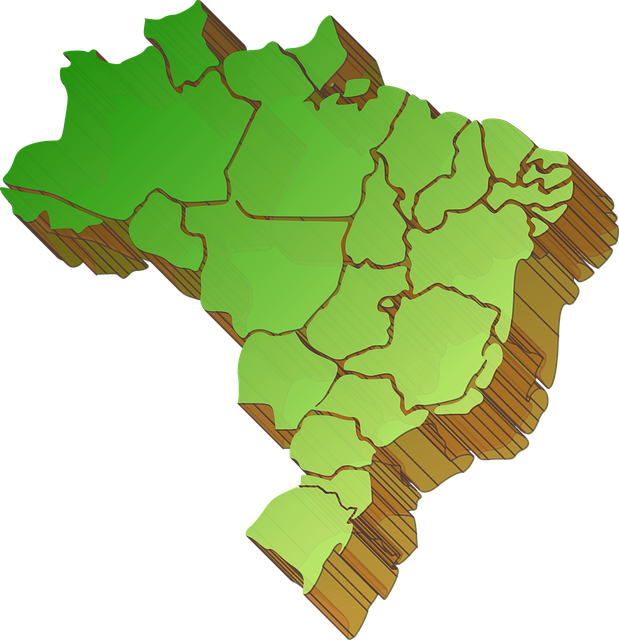 Free download Map Of Brazil Division States - Free vector graphic on Pixabay free illustration to be edited with GIMP free online image editor