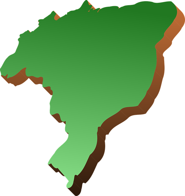 Free download Map Of Brazil Green - Free vector graphic on Pixabay free illustration to be edited with GIMP free online image editor