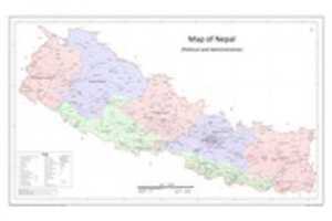 Free download Map of Nepal (English 2020) free photo or picture to be edited with GIMP online image editor