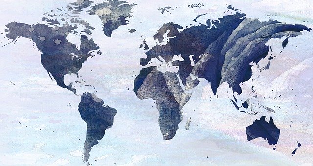 Free download Map Of The World Earth Continents -  free illustration to be edited with GIMP free online image editor