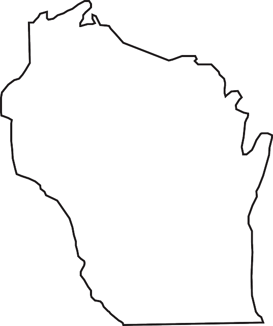 Free download Map State Wisconsin - Free vector graphic on Pixabay free illustration to be edited with GIMP free online image editor