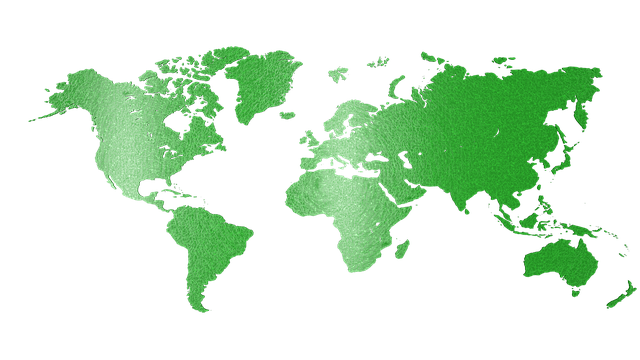 Free download Map World Green Brightness -  free illustration to be edited with GIMP free online image editor