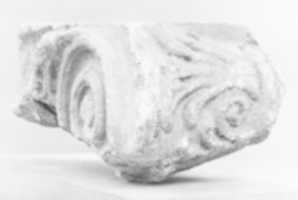 Free download Marble fragment of an Ionic column capital free photo or picture to be edited with GIMP online image editor