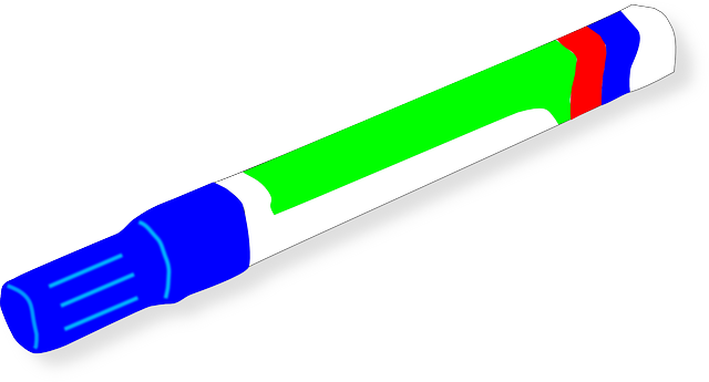 Free download Marker Felt Pen Blue - Free vector graphic on Pixabay free illustration to be edited with GIMP free online image editor