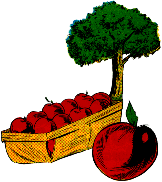 Free download Market Apple Farm -  free illustration to be edited with GIMP free online image editor