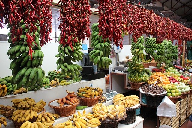 Free download Market Day Vegetables Madeira -  free photo or picture to be edited with GIMP online image editor